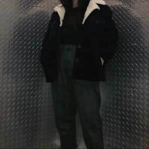 Black Corduroy Jacket - Lined